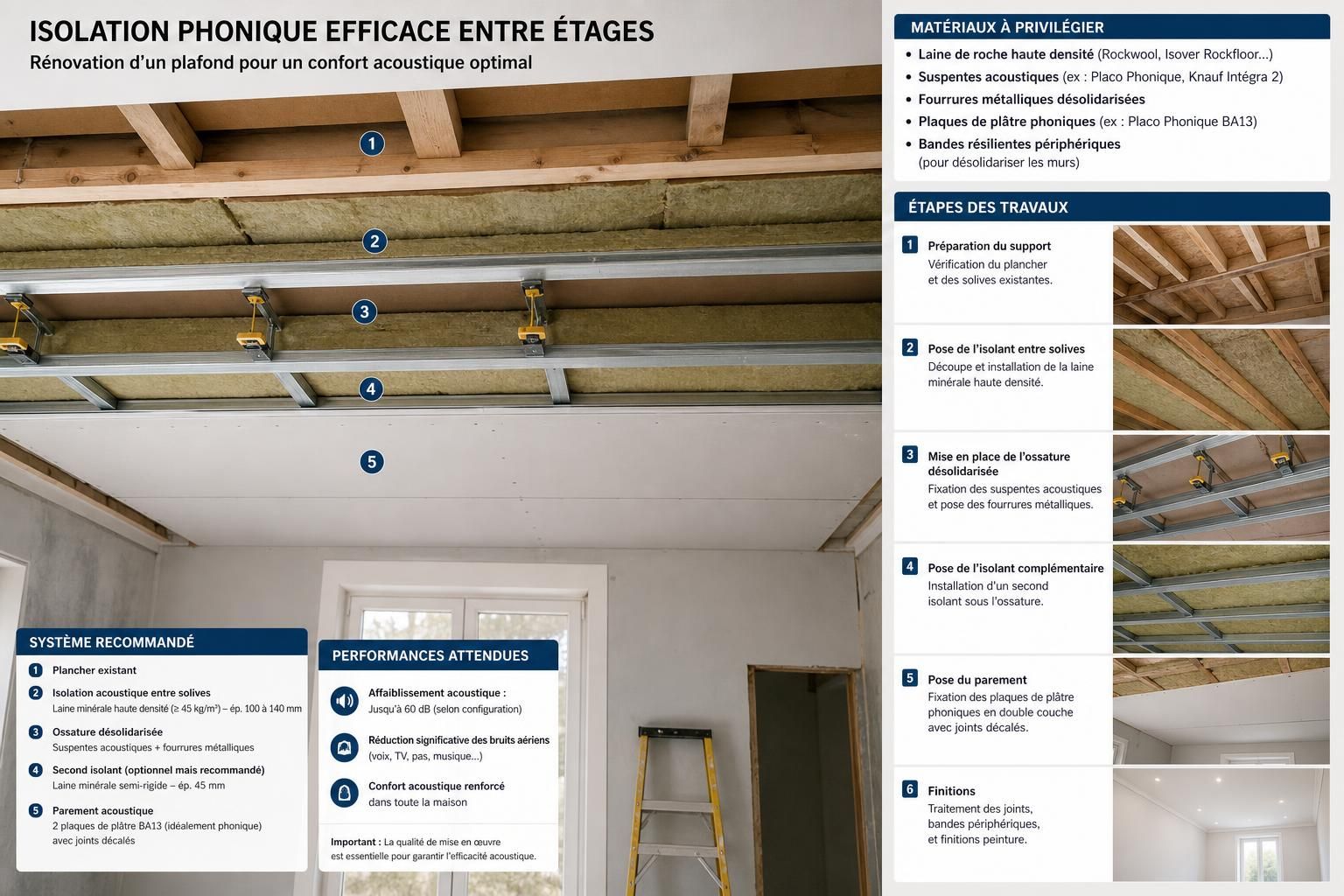 découvrez comment choisir un isolant phonique pour plafond efficace afin de réduire les nuisances sonores et améliorer le confort acoustique de votre intérieur.