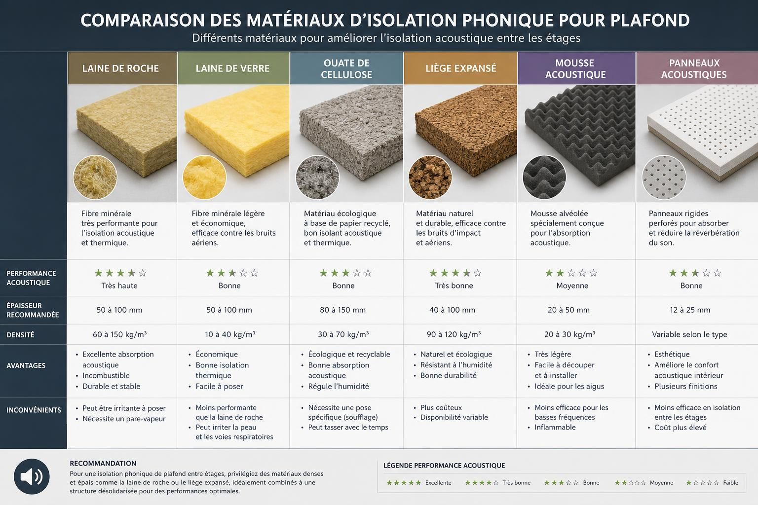 découvrez comment choisir un isolant phonique plafond efficace pour réduire le bruit et améliorer le confort acoustique de votre intérieur.
