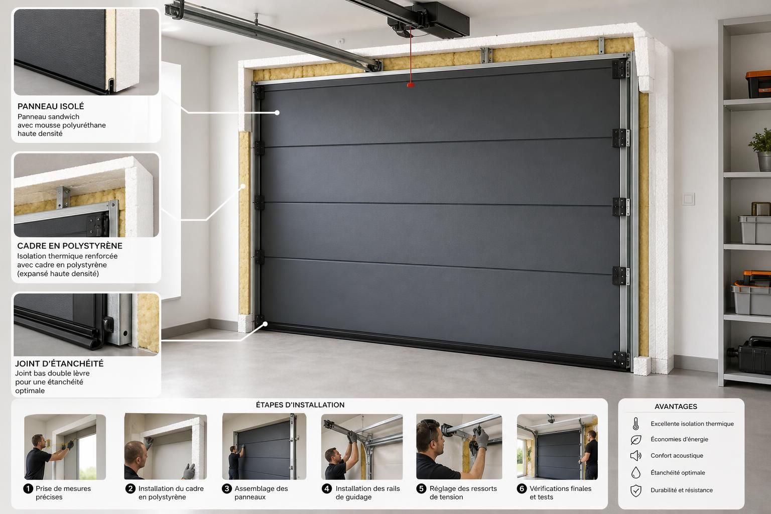 découvrez les meilleures solutions pour l'isolation des portes de garage et améliorez le confort thermique de votre maison tout en réduisant les dépenses énergétiques.