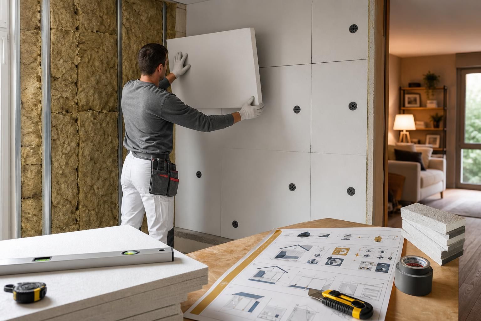 Isolation par l&rsquo;intérieur : avantages, techniques et conseils pratiques