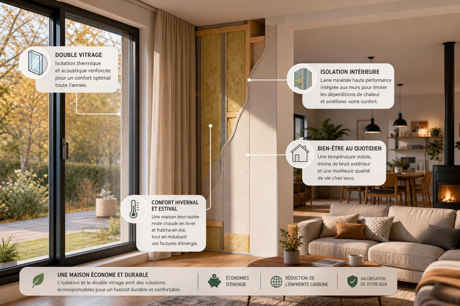 découvrez comment l'isolation thermique intérieure peut transformer le confort de votre maison en régulant la température et en réduisant les pertes d'énergie.