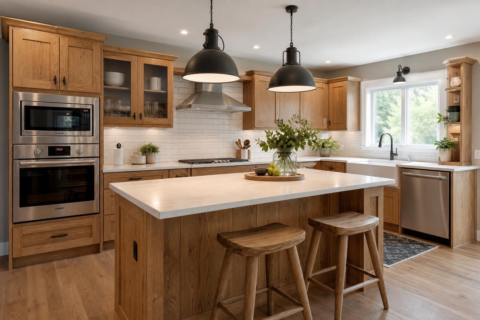Moderniser une cuisine rustique en chêne : conseils pour un relooking réussi