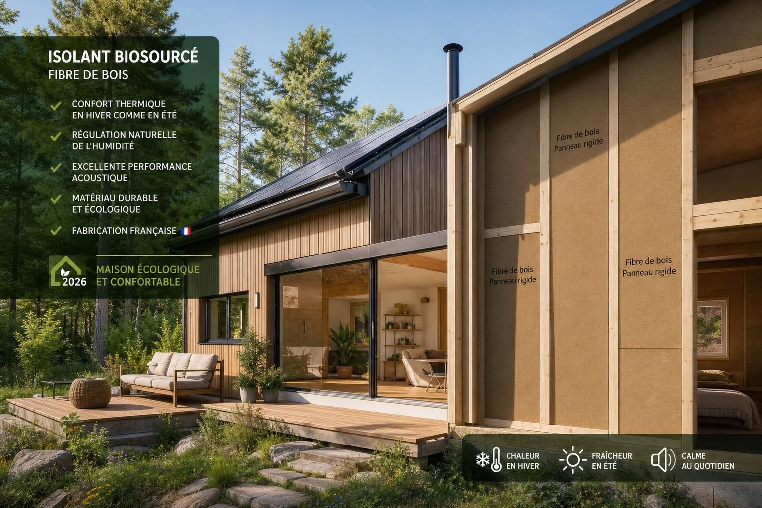 découvrez les avantages de l'isolant en fibre de bois pour votre maison en 2026 : écologique, performant et durable pour un confort optimal toute l'année.