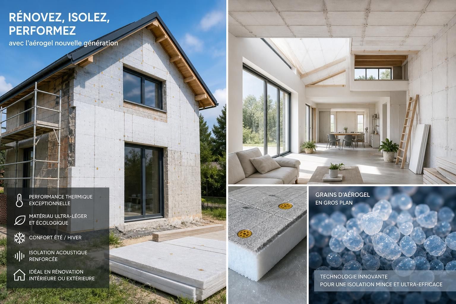découvrez les avantages de l'isolation aérogel pour votre maison en 2026 : efficacité énergétique maximale, confort thermique optimal et économie sur vos factures.