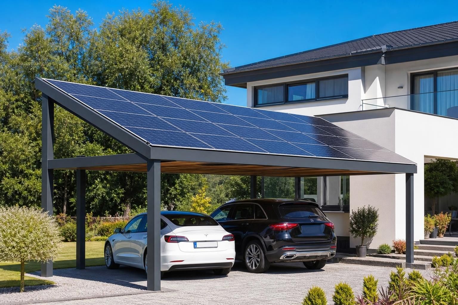 Carport photovoltaïque : comment optimiser l’énergie solaire pour votre maison