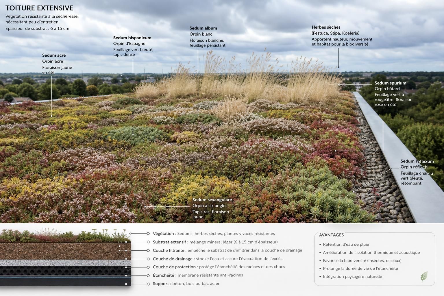 découvrez les avantages d'un toit végétal et nos conseils pratiques pour réussir son installation. améliorez l'isolation, la biodiversité et l'esthétique de votre habitat grâce à un toit écologique.